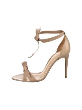 Alexandre Birman Clarita Luxury Leather Bow Tie Stiletto Sandals MSRP $695
